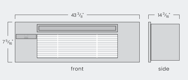 Mitsubishi MLZ-KP09NA-U1 0.75-Ton EZ FIT™ Recessed Ceiling